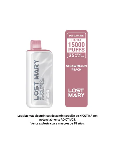 VAPORIZADOR LOST MARY STRAWMELON PEACH 15000...