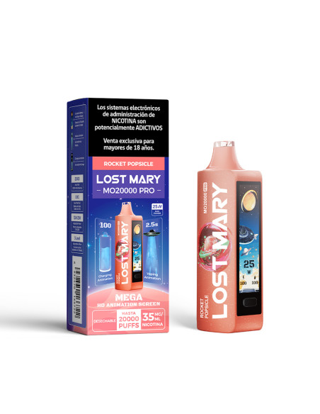 VAPORIZADOR LOST MARY ROCKET POPSICLE 20000 PUFF 3,5% NIC