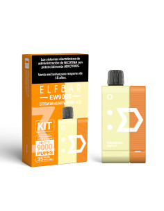 VAPORIZADOR ELFBAR KIT 9000 PUFF STRAWBERRY KIWI ICE 35MG... 2
