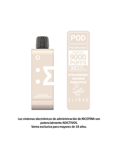 VAPORIZADOR ELFBAR POD RECARGA 9000 PUFF...