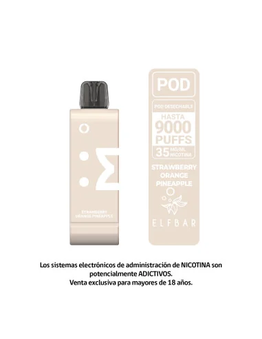 VAPORIZADOR ELFBAR POD RECARGA 9000 PUFF...