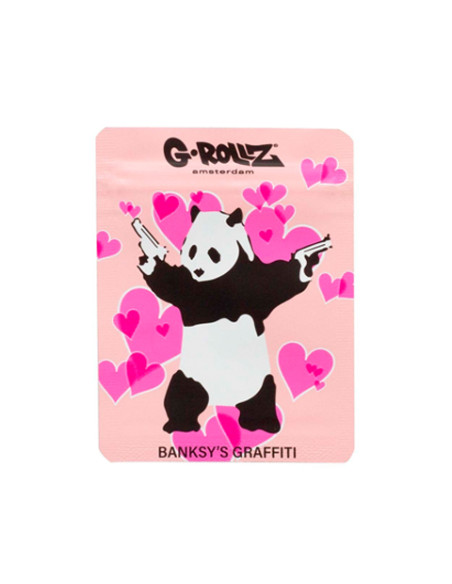 BOLSITAS HERMETICAS ANTIOLOR G-ROLLZ BANKSY PANDA GUNNIN 65X85MM 10 UDS BG4020E