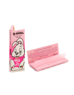 PAPELILLO G-ROLLZ 1 1/4 CONEJO PINK 25 UDS BG306A