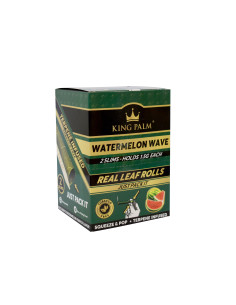 KING PALM DISPLAY 20 BLUNTS SLIM 1.5G HOJA DE PALMA CON...