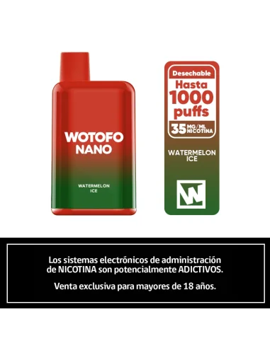 WOTOFO NANO 1000 PUFFS WATERMELON ICE