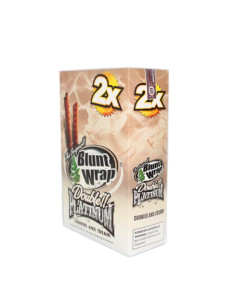 BLUNT WRAP HEMP X2 COOKIES AND CREAM 25 UDS