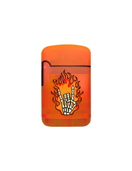 ENCENDEDOR ZENGAZ ZL03 JET FLAME GLOW IN THE DARK 12 UDS