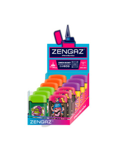 ENCENDEDOR ZENGAZ ZL03 JET FLAME GRAFITI 12 UDS