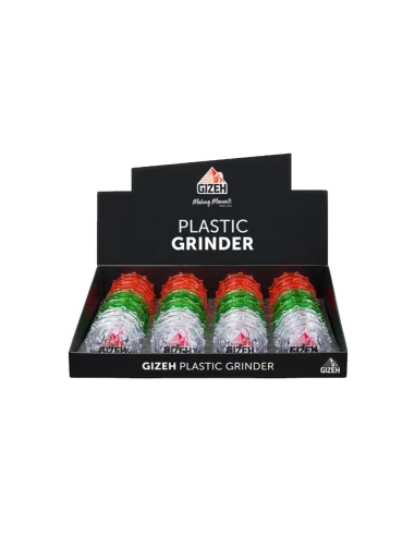 DISPLAY GRINDER GIZEH PLÁSTICOS 60 MM 24 UDS