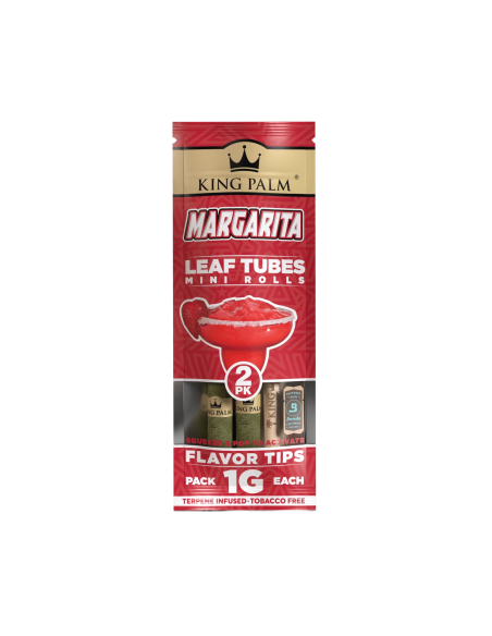 KING PALM DISPLAY 20 BLUNTS MINI 1G HOJA DE PALMA SABOR MARGARITA