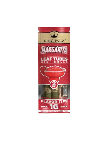 KING PALM DISPLAY 20 BLUNTS MINI 1G HOJA DE PALMA SABOR MARGARITA