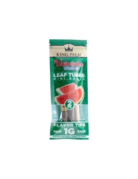 KING PALM DISPLAY 20 BLUNTS MINI 1G HOJA DE PALMA SABOR SANDÍA