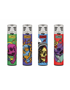 ENCENDEDOR CLIPPER JET FLAME HEAD BONES 24 UDS