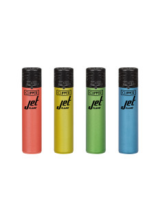 ENCENDEDOR CLIPPER JET FLAME CRYSTAL FLUO 24 UDS