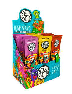 SOULBLIME HEMP WRAPS SWEET MIX DISPLAY 24 UDS