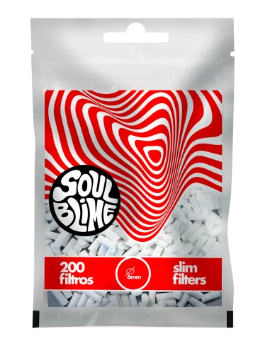 FILTROS SLIM 6MM SOULBLIME SIN SABOR 10 UDS