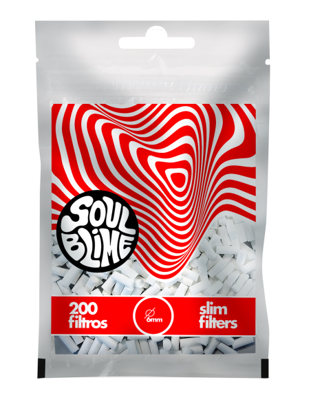FILTROS SLIM 6MM SOULBLIME SIN SABOR 10 UDS