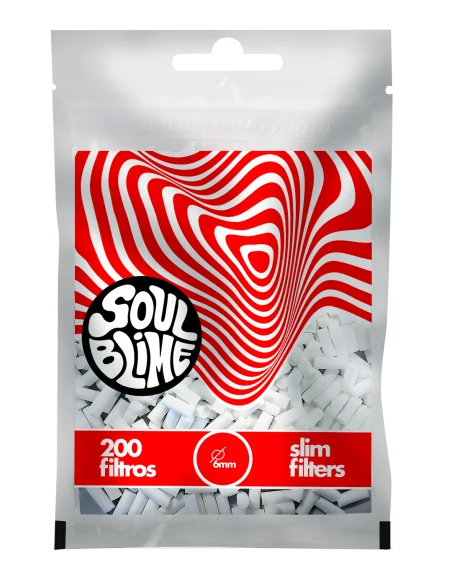 FILTROS SLIM 6MM SOULBLIME SIN SABOR 10 UDS