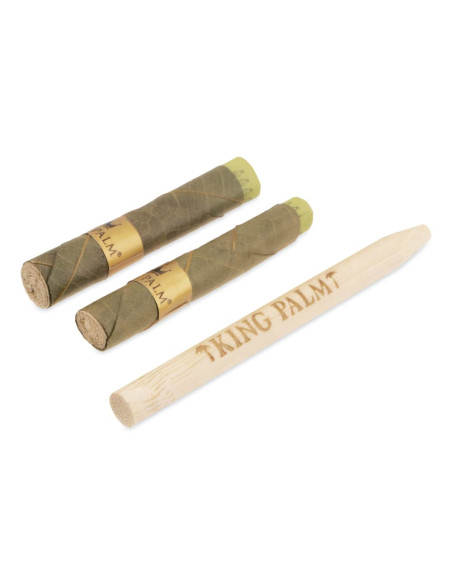 KING PALM DISPLAY 20 BLUNTS ROLLIE 0,5G HOJA DE PALMA SABOR PERFECT PEAR