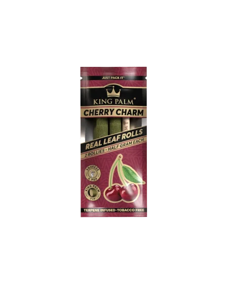 KING PALM DISPLAY 20 BLUNTS ROLLIE 0,5G HOJA DE PALMA 4 SABORES SURTIDOS