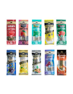 KING PALM DISPLAY 20 BLUNTS MINI 1G HOJA DE PALMA 10...