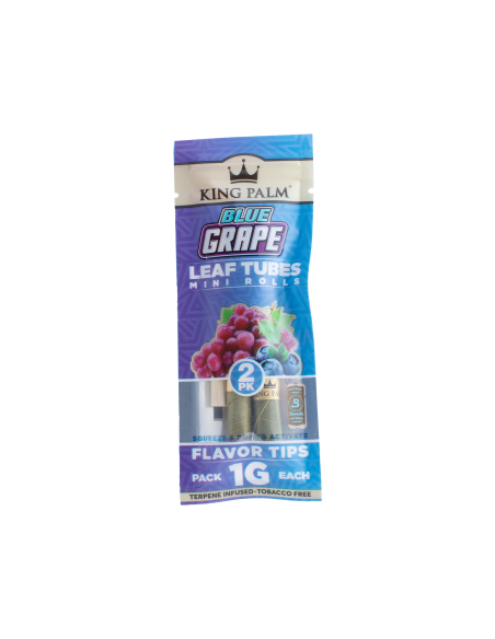 KING PALM DISPLAY 20 BLUNTS MINI 1G HOJA DE PALMA 10 SABORES SURTIDOS