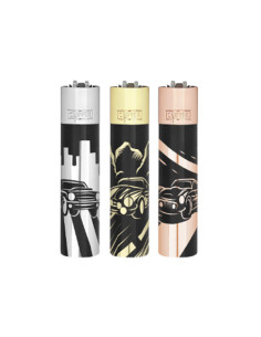 ENCENDEDOR CLIPPER METÁLICO CLASSIC CARS 12 UDS 2