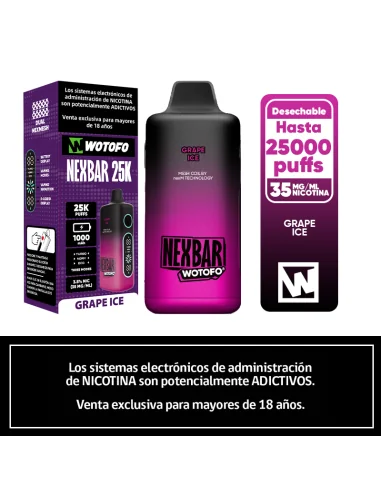 WOTOFO NEXBAR 25K GRAPE ICE
