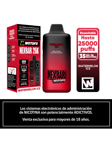 WOTOFO NEXBAR 25K WATERMELON ICE