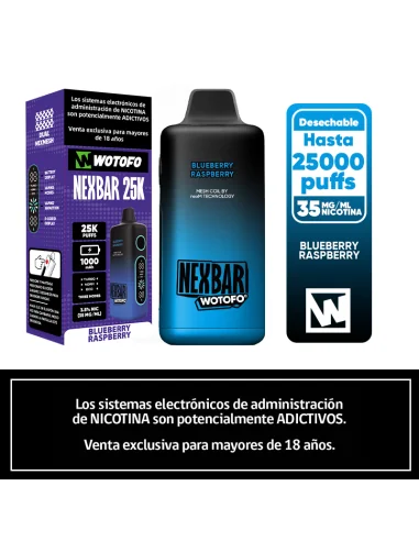 WOTOFO NEXBAR 25K BLUEBERRY RASPBERRY