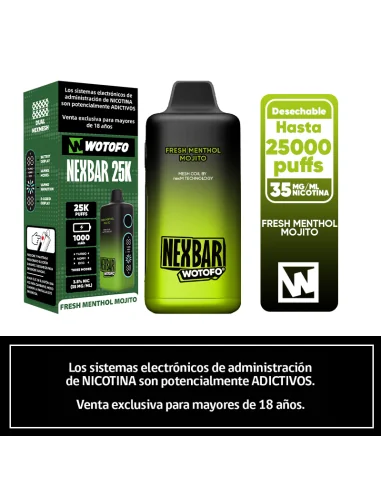 WOTOFO NEXBAR 25K FRESH MENTHOL MOJITO