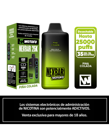 WOTOFO NEXBAR 25K PIÑA COLADA