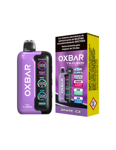 VAPORIZADOR OXBAR TRI FUSION 45K GRAPE ICE