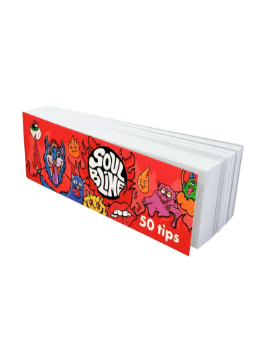 TIPS FILTROS CARTON SOULBLIME ROJO 25 UDS