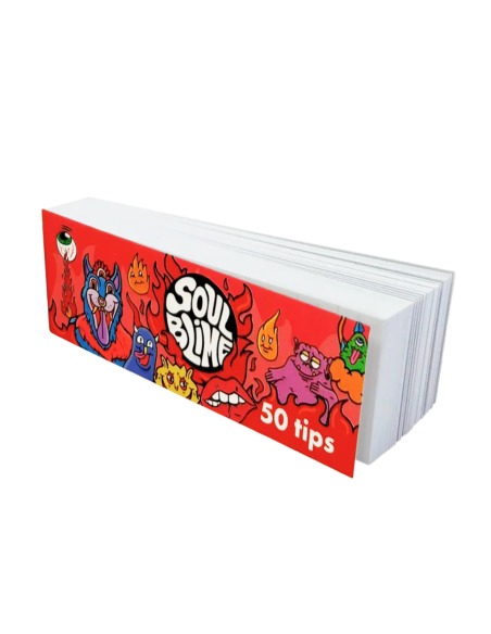 TIPS FILTROS CARTON SOULBLIME ROJO 25 UDS