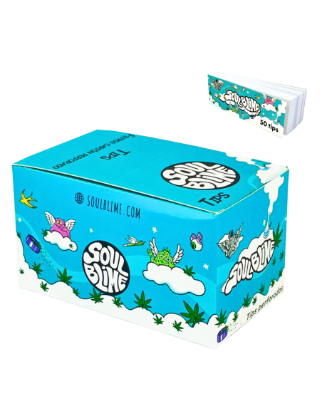 TIPS FILTROS CARTON SOULBLIME CELESTE 25 UDS