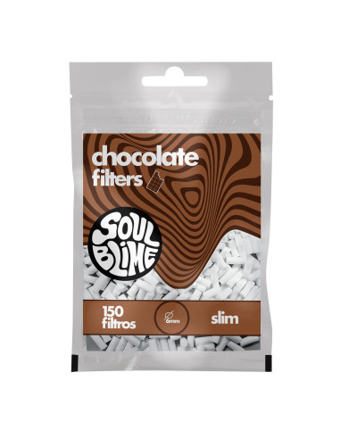 FILTROS SLIM 6MM SOULBLIME CHOCOLATE 10 UDS