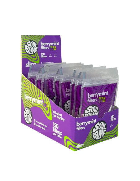 FILTROS SLIM 6MM SOULBLIME BERRIES 10 UDS