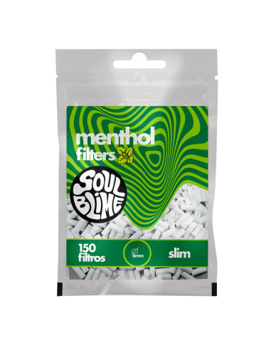 FILTROS SLIM 6MM SOULBLIME MENTHOL 10 UDS