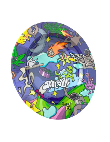 SOULBLIME CENICEROS METALICAS MIX DISPLAY 12 UDS