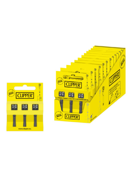 DISPLAY REPUESTO PEDERNAL ENCENDEDOR X3 12U-CLIPPER