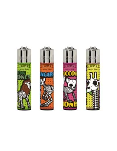 ENCENDEDOR CLIPPER DEATH ANIMALS 3 24 UDS