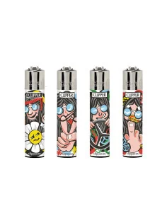 ENCENDEDOR CLIPPER HIPPIE MAN 24 UDS