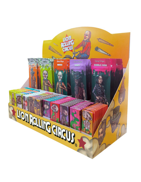 LION ROLLING CIRCUS BOX EXHIBIDOR