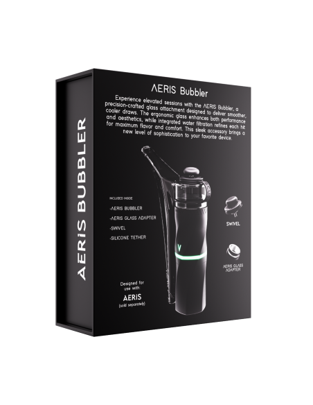 BUBBLER GLASS SMOKE AERIS FOCUS V