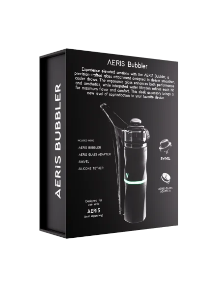 BUBBLER GLASS SMOKE AERIS FOCUS V