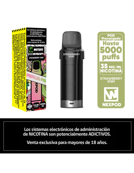 NEXPOD RECARGA STRAWBERRY KIWI 5000 PUFF
