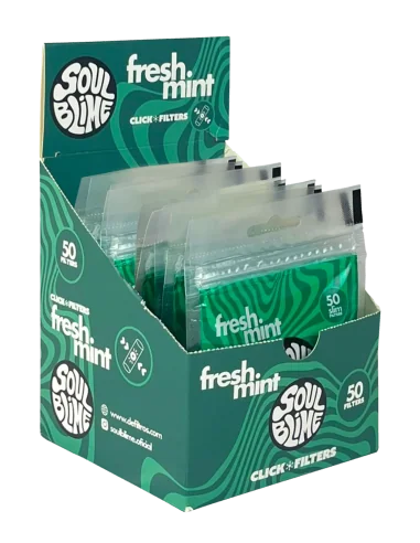 FILTROS SLIM FRESH MINT CLICK SOULBLIME 10 UDS