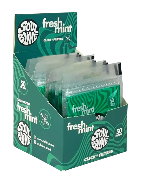 FILTROS SLIM FRESH MINT CLICK SOULBLIME 10 UDS