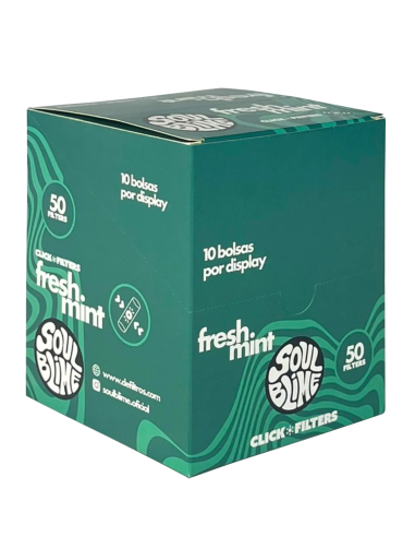 FILTROS SLIM FRESH MINT CLICK SOULBLIME 10 UDS